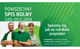 Plakat Powszechnego Spisu Rolnego