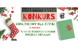 Plakat informujący o konkursie