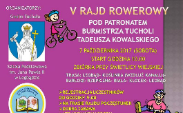 V Rajd Rowerowy pod patronem Burmistrza Tucholi w Legbądzie