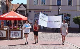 „Hjuston mamy problem” - uczestnicy charytatywnego biegu dotarli do Tucholi