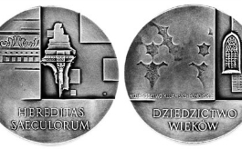 Medal Hereditas Saeculorum, fot. www.kujawsko-pomorskie.pl/dziedzictwo-wiekow