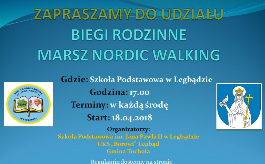 Biegi Rodzinne i Marsze Nordic Walking w Legbądzie