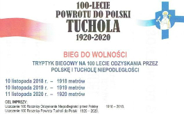 W Tucholi 10 listopada pobiegniemy w Biegu do Wolności