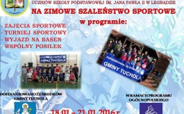 Zimowe szaleństwo sportowe dla uczniów w Legbądzie