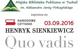 Narodowe Czytanie w tucholskiej bibliotece